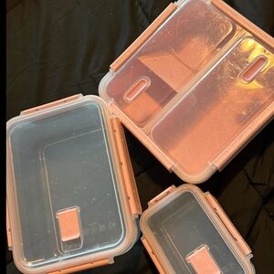 Pink Food Storage Container Set